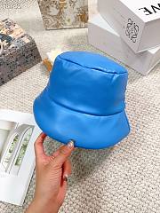 Prada blue nappa leather hat - 2