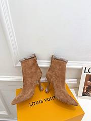 Louis Vuitton Sparkle Ankle Brown Boot Heel 65mm - 6