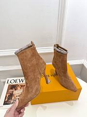 Louis Vuitton Sparkle Ankle Brown Boot Heel 65mm - 4