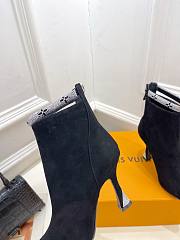 Louis Vuitton Sparkle Ankle Black Boot Heel 65mm - 4