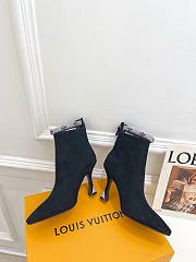 Louis Vuitton Sparkle Ankle Black Boot Heel 65mm - 3