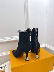 Louis Vuitton Sparkle Ankle Black Boot Heel 65mm - 2