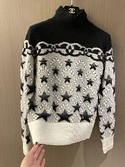 Chanel black star sweater - 6