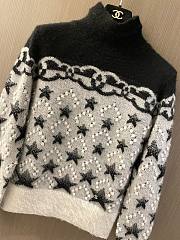 Chanel black star sweater - 4