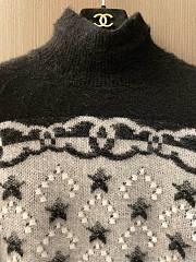 Chanel black star sweater - 2