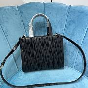 Miu Miu black matelassé mini tote bag - 4