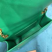 Miu Miu matelassé green nappa leather mini bag - 6