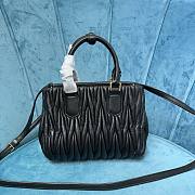 Miu Miu Matelassé black leather crossbody bag - 6