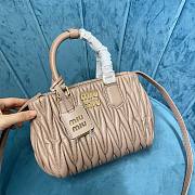 Miu Miu Matelassé beige leather crossbody bag - 3