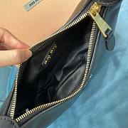 Miu Miu black leather small hobo bag  - 5