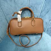 Miu Miu Arcadie Brown Leather Bag - 5