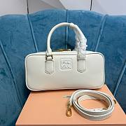 Miu Miu Arcadie White Leather Bag - 1