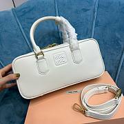 Miu Miu Arcadie White Leather Bag - 3