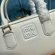 Miu Miu Arcadie White Leather Bag - 2