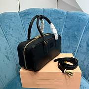 Miu Miu Arcadie Black Leather Bag - 5