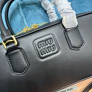 Miu Miu Arcadie Black Leather Bag - 2