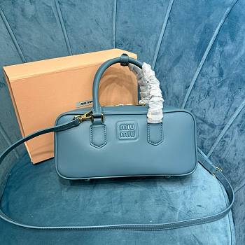 Miu Miu Arcadie Blue Leather Bag