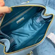 Miu Miu Arcadie Blue Leather Bag - 2