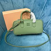 Miu Miu Arcadie Green Leather Bag - 1