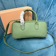 Miu Miu Arcadie Green Leather Bag - 6