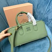 Miu Miu Arcadie Green Leather Bag - 5