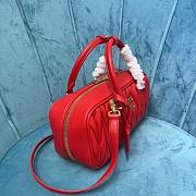 Miu Miu Arcadie nappa red leather bag - 4