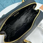 Miu Miu Arcadie nappa black leather bag - 5