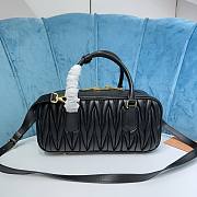 Miu Miu Arcadie nappa black leather bag - 3