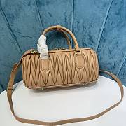 Miu Miu Arcadie nappa beige leather bag - 5