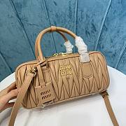 Miu Miu Arcadie nappa beige leather bag - 3