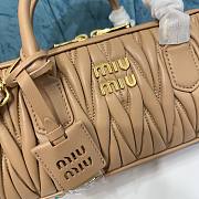 Miu Miu Arcadie nappa beige leather bag - 2