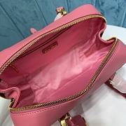 Miu Miu Arcadie nappa pink leather bag - 5