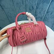 Miu Miu Arcadie nappa pink leather bag - 4