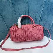 Miu Miu Arcadie nappa pink leather bag - 3