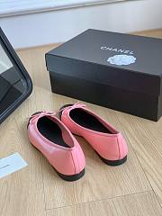 Chanel pink ballet flats - 3