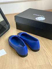 Chanel blue ballet flats - 2