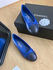 Chanel blue ballet flats - 3