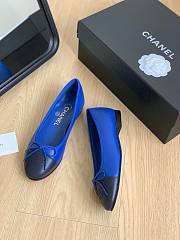 Chanel blue ballet flats - 4