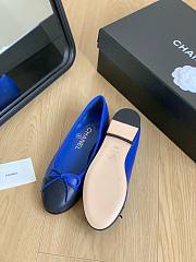 Chanel blue ballet flats - 5