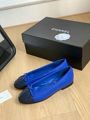 Chanel blue ballet flats - 6