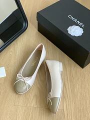 Chanel light beige ballet flats - 4