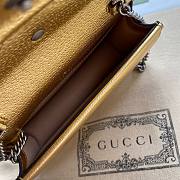 Gucci dionysus gg super mini 16.5cm gold bag - 3