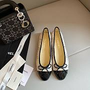 Chanel white caro ballet flats - 1