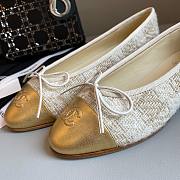 Chanel yellow white ballet flats - 2