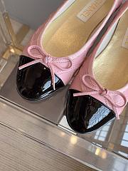 Chanel pink black ballet flats - 3