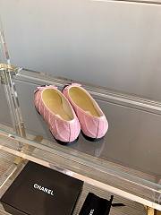 Chanel pink black ballet flats - 2