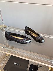 Chanel all black ballet flats - 6