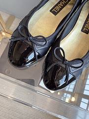 Chanel all black ballet flats - 5