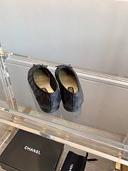 Chanel all black ballet flats - 4