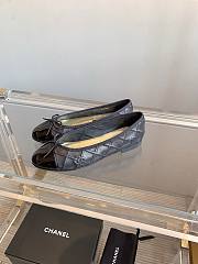 Chanel all black ballet flats - 3